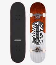 skatedeluxe Cubix 8" Complete-Skateboard (white)