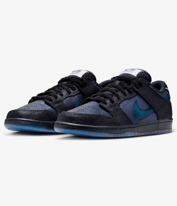 Nike SB x Bluetile Dunk Low Shoes (black marina white campfire oran)