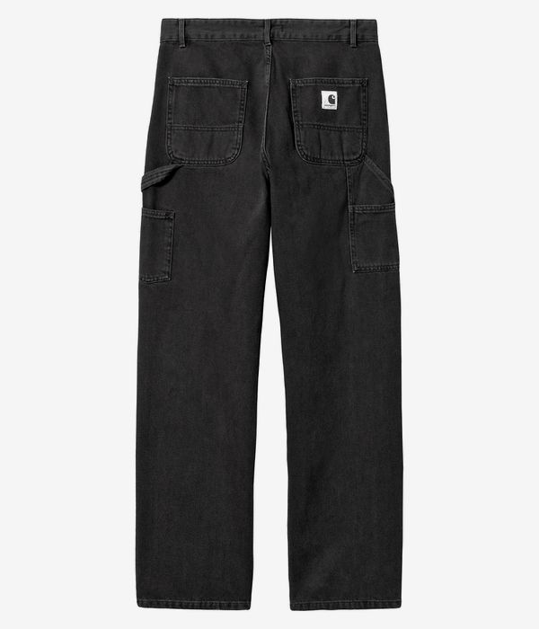Carhartt WIP W' Pierce Pant Straight Jeans women (black stone washed)