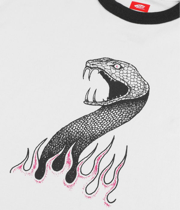 Vans Skate Mike G. Snake Flame Ringer T-Shirt (marshmallow)