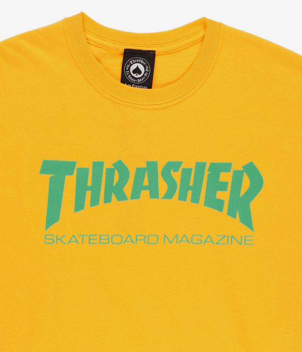 Thrasher Skate Mag Camiseta (gold)