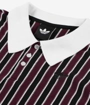 adidas SK OG Jersey Polo-Shirt (white black maroon)