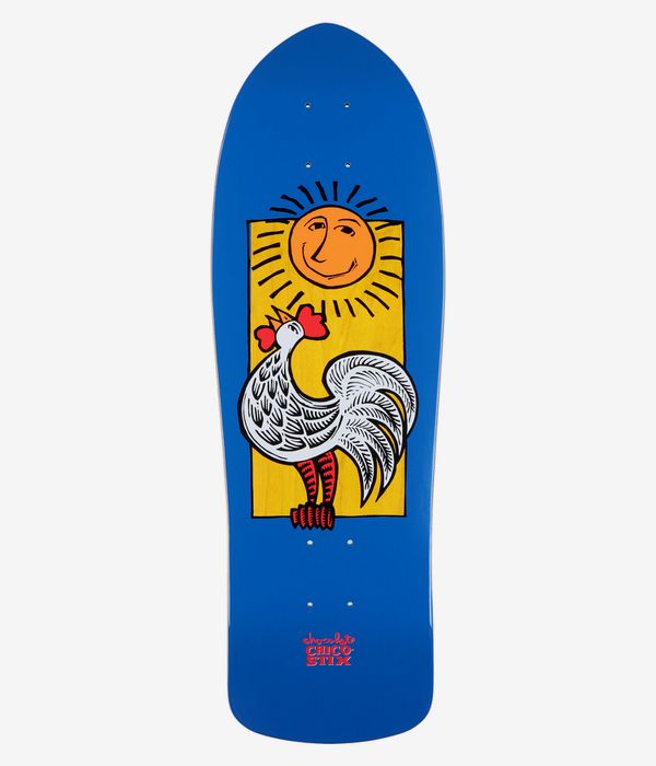 Chocolate Brenes Nicaraguan Sunrise Shaped 9.75" Planche de skateboard (blue)