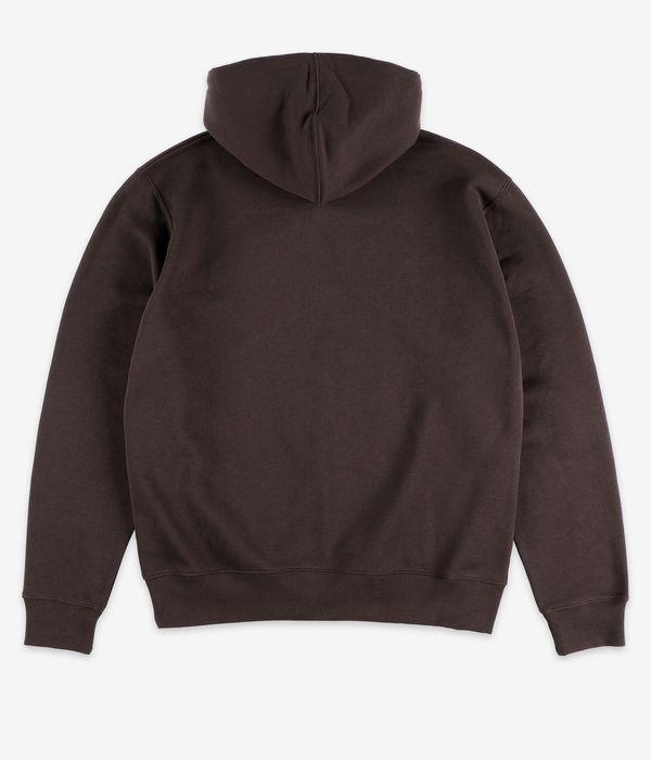 skatedeluxe Square Organic sweat à capuche (dark brown)