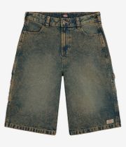 Dickies Carpenter Denim Jort Shorts women (yellow fade indigo)