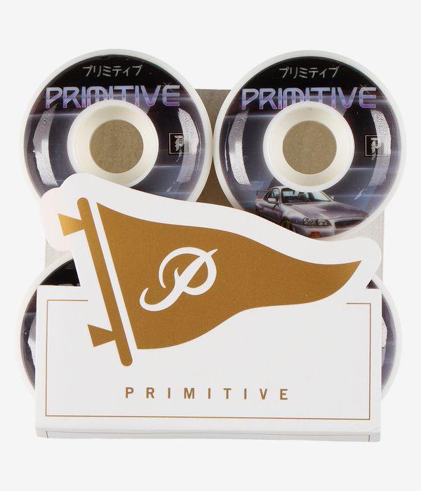 Primitive Team RPM Rollen (white) 54mm 101A 4er Pack
