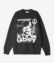 Obey Don't Waste It Sweatshirt (black)
