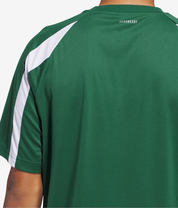 adidas TGST Jersey T-Shirt (dark green white)