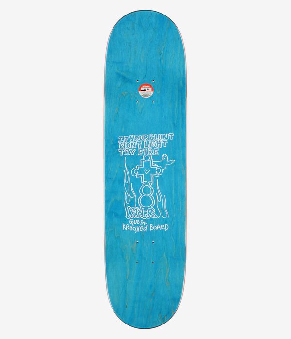 Krooked Kader Guest 8.5" Skateboard Deck (blue)