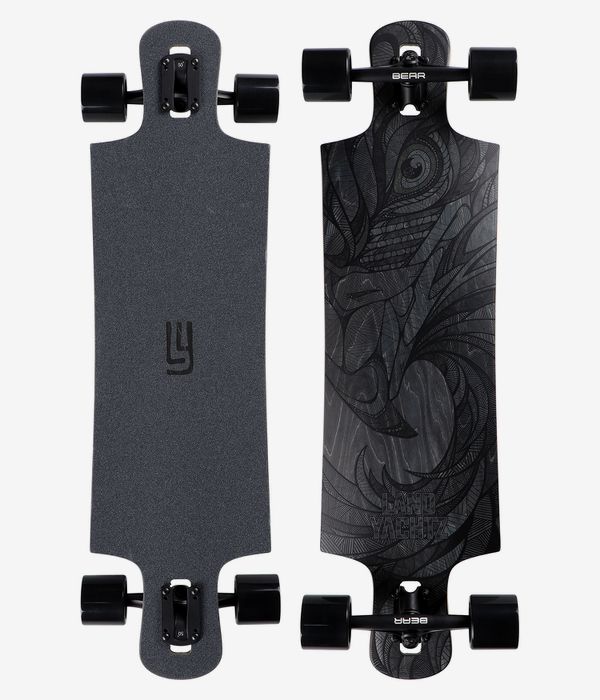 Landyachtz Drop Hammer 36.5" (92,7cm) Komplett-Longboard (black eagle)
