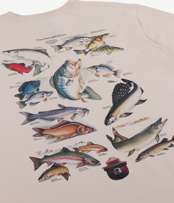 Element x Smokey Bear Fishs T-shirt (parchment)