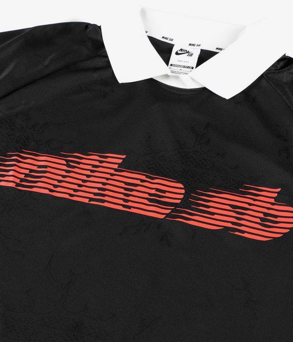 Nike SB Jacquard Skate Jersey Polos (black sail)