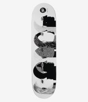 MOB Heads 8" Skateboard Deck (white black)