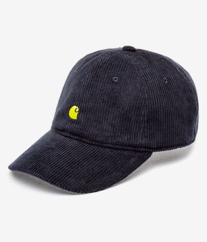Carhartt WIP Harlem Corduroy Cappellino (dark navy limoncello)