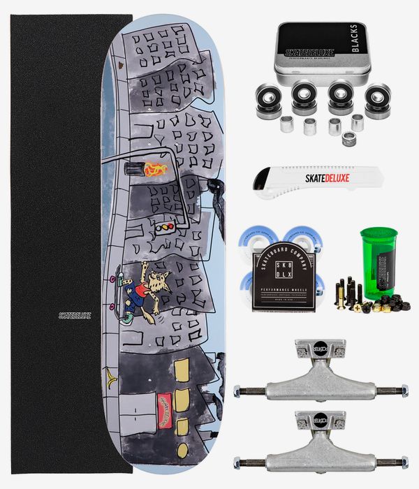 skatedeluxe City De Luchs Mini Komplett 7.5" Skateboard-Kit (multi)