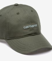 Carhartt WIP Canvas Script Gorra (leaf tourmaline)