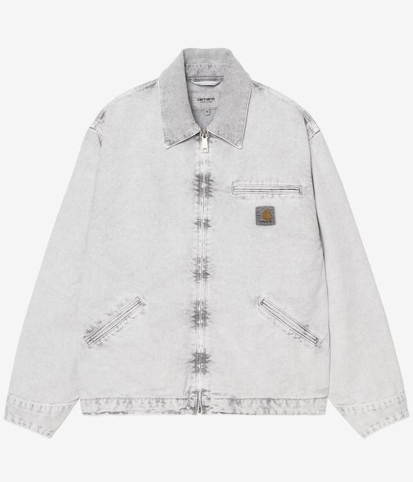 Carhartt WIP OG Detroit Organic Cotton Dearborn Giacca (black black chalk wash)
