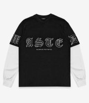 Wasted Paris T-Age Chad Long sleeve (black white)