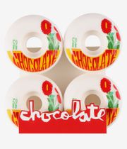 Chocolate Plantasia Conical Roues (white) 52mm 99A 4 Pack