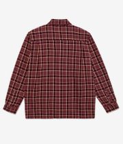 Polar Mike Flannel Chemise (oxblood check)