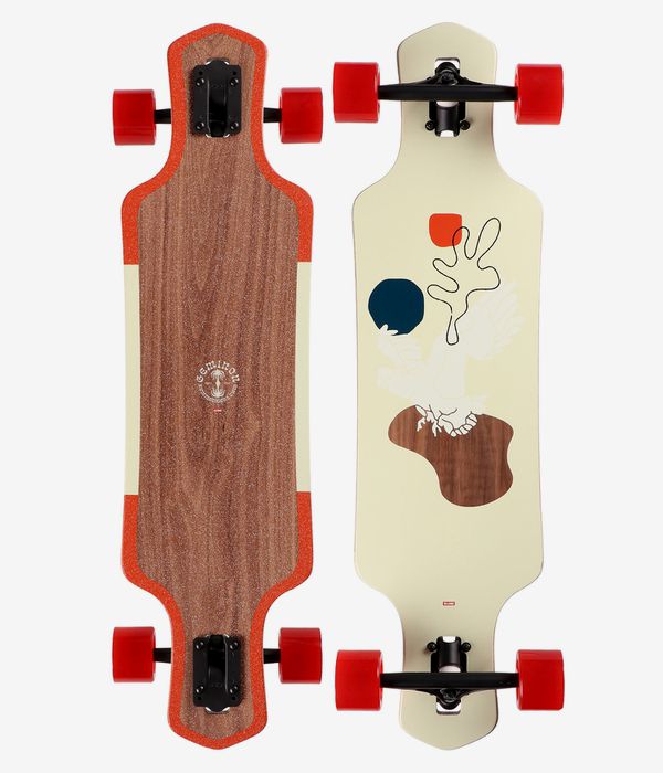 Globe Geminon 35" (89cm) Complete-Longboard (walnut cockatoo)