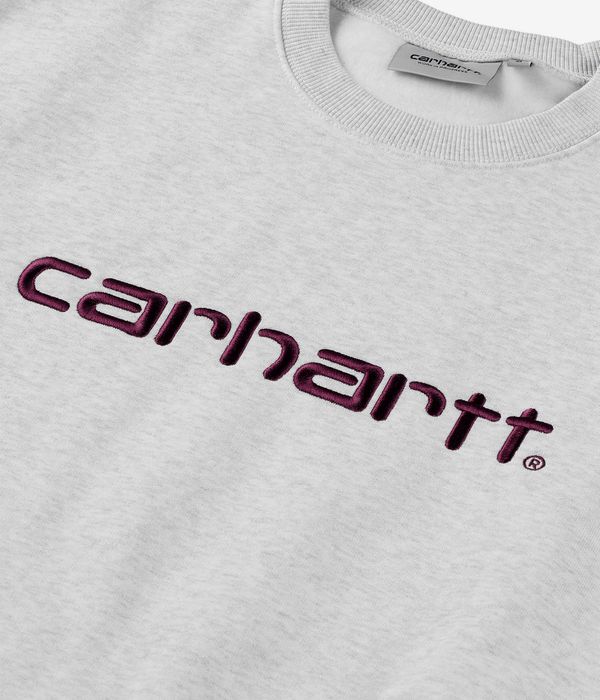 Carhartt WIP Basic Sweatshirt (ash heather cozy purple)