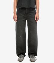 Carhartt WIP W' Arin Pant Organic Fairfield Jeans women (black destroy wash splatter)