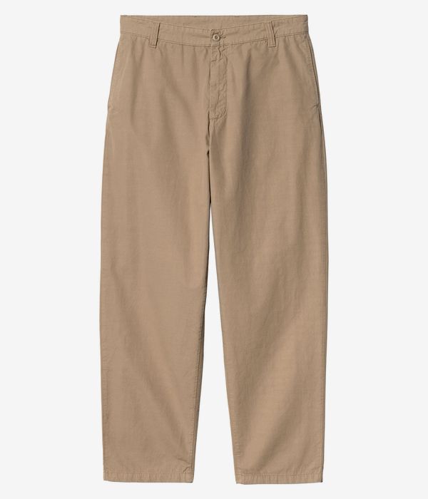 Carhartt WIP Calder Pant Dothan Poplin Pantalons (leather garment dyed)