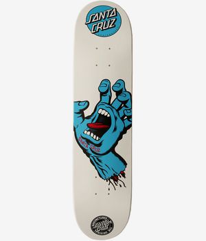 Santa Cruz Screaming Hand 7.5" Skateboard Deck (white)