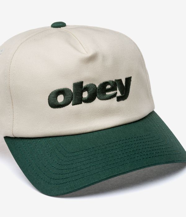 Obey Delta 5 Panel Snapback Casquette (spruce multi)