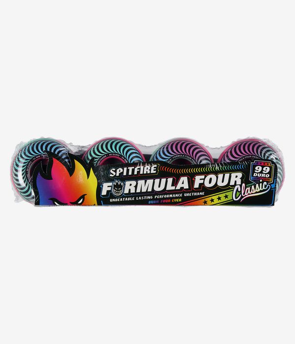 Spitfire Formula Four Classics Wheels (pink teal) 54 mm 99A 4 Pack
