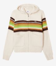 Obey Myers Zip-Sweatshirt avec capuchon (unbleached multi)