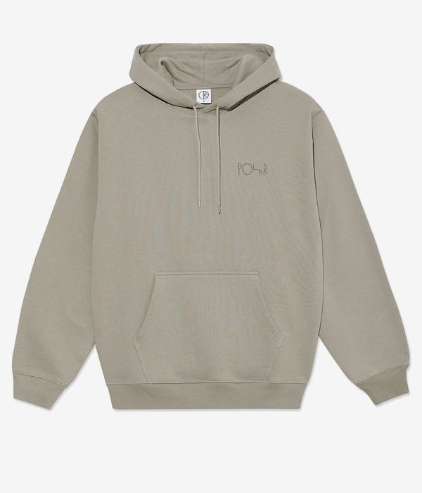Polar Dave Stroke Logo Hoodie (vetiver)