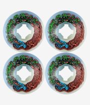 Santa Cruz Hairballs 50-50 Slime Balls Ruote (white blue) 53mm 95A pacco da 4