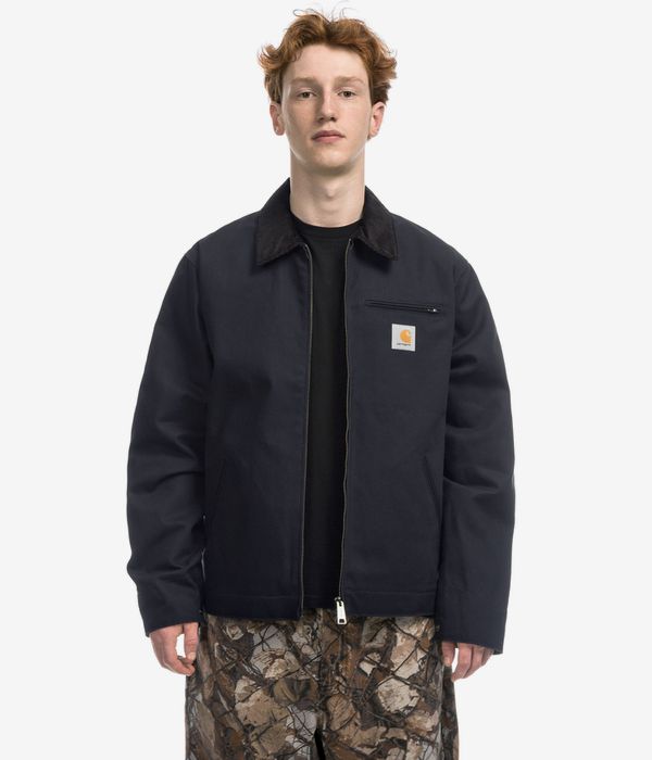 Carhartt WIP Detroit Dearborn Jacket (dark navy black rigid)