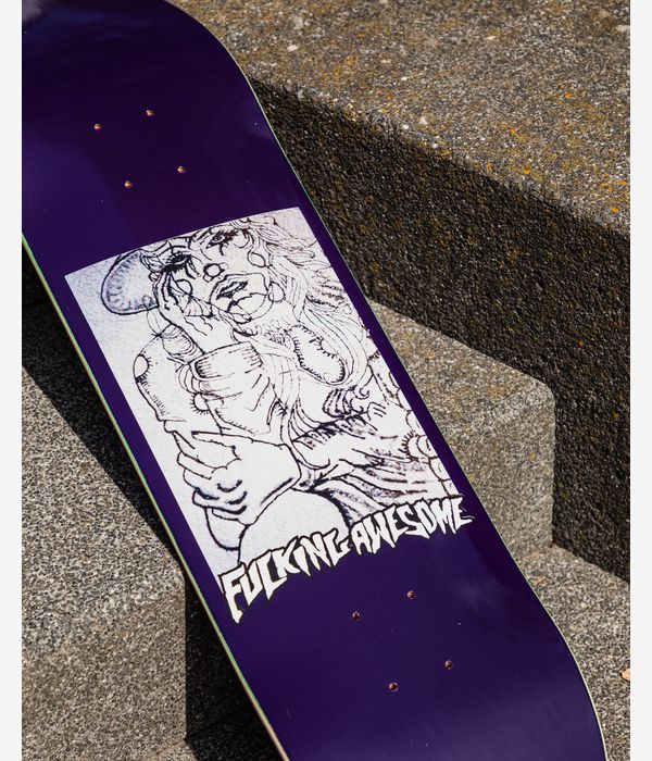 Fucking Awesome Lopez Mural 8.38" Skateboard Deck (multi)