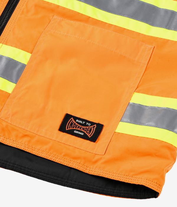 Independent BTG Work Reversible Weste (black orange)