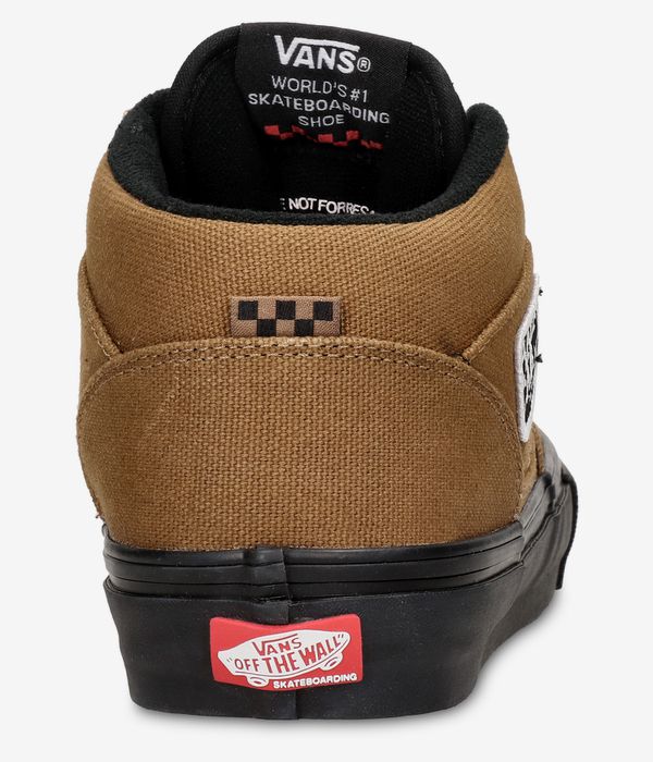 Vans Skate Half Cab Duck Canvas Shoes (golden brown black)