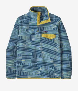 Patagonia Lightweight Synch Snap-T Veste (quilty fitz wetland blue)