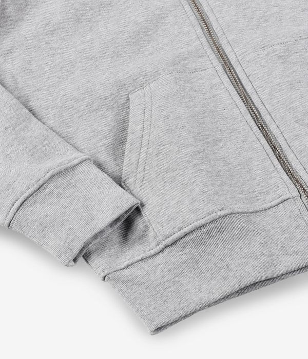 skatedeluxe World Zip-Sweatshirt avec capuchon kids (heather grey)