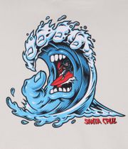 Santa Cruz Screaming Wave Felpa Hoodie (light grey)