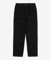 Carhartt WIP Double Knee Pant Organic Dearborn Hose (black stone canvas)
