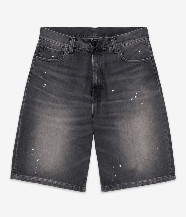 Carhartt WIP Landon Shorts (black destroy wash splatter)