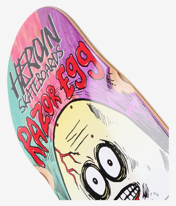 Heroin Skateboards Razoregg Symmetrical Spliced 9.5" Deska do deskorolki (multi)