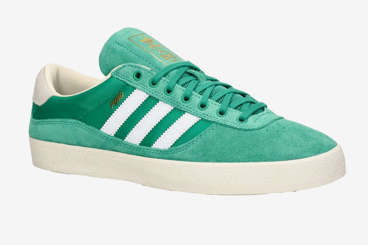 adidas Skateboarding Puig Indoor Shoes (green white core white)