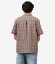 Dime Plaid Button Up Shirt (brown)