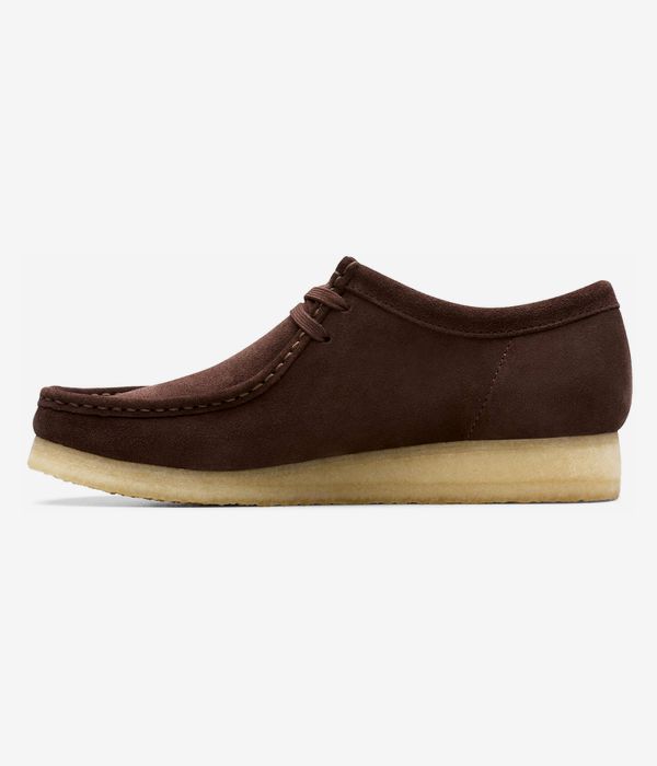 Clarks Originals Wallabee Shoes (dark brown suede)