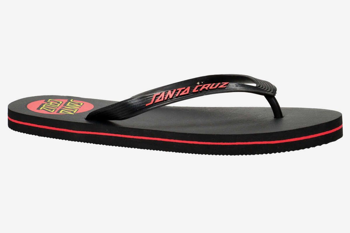 Santa Cruz Classic Dot Thong Chanclas (black)