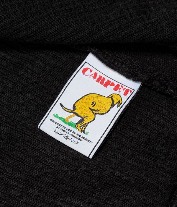 Carpet Company C-Star Double Thermal Zip-Sweatshirt avec capuchon (black)