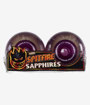 Spitfire Sapphire Ruedas (clear purple) 58 mm 90A Pack de 4